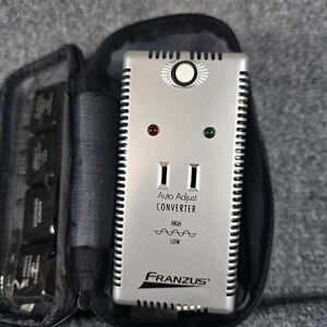Franzus Model 200 Auto Adjust Voltage Converter Set With Adapters‎